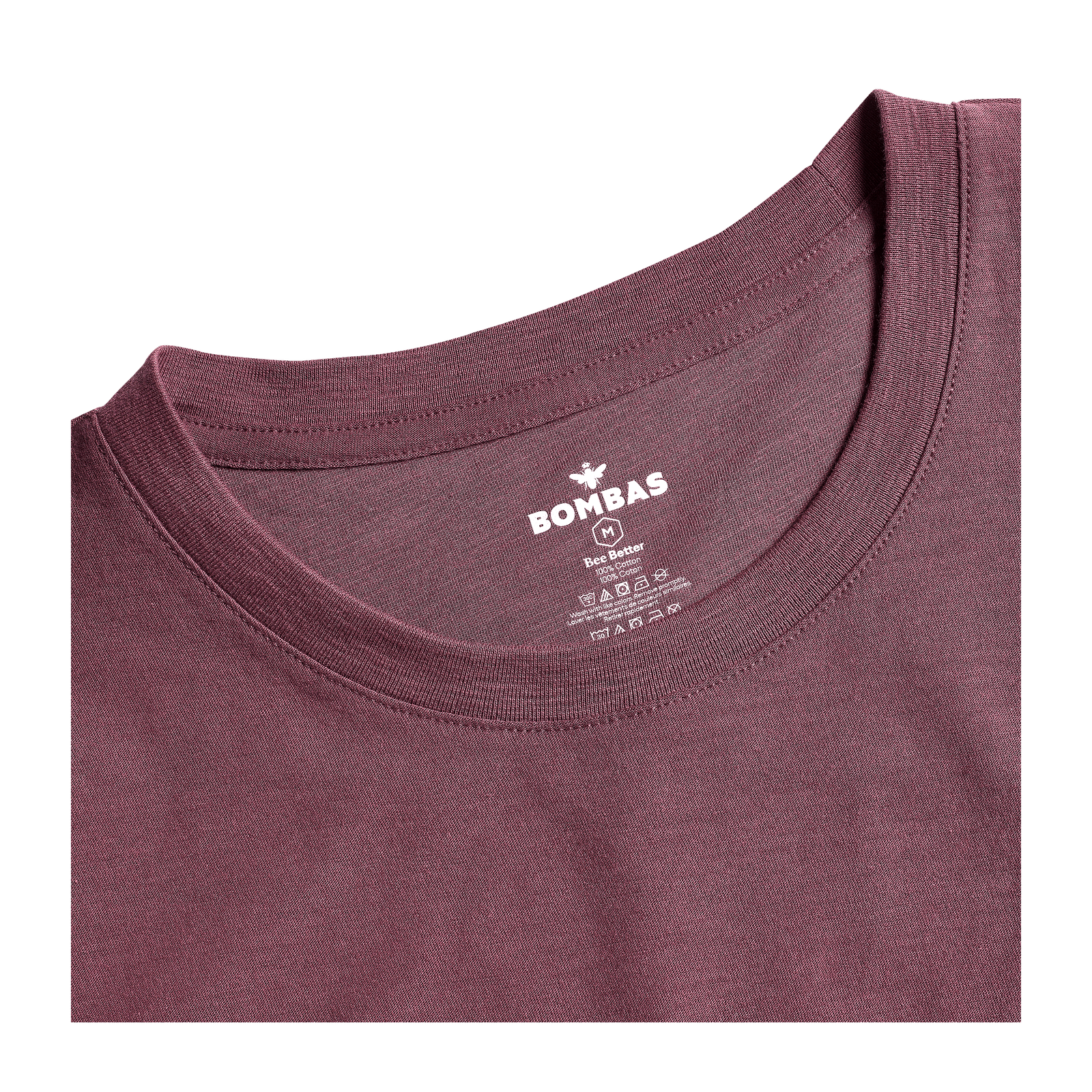 Air Slub Crew Neck T-Shirt Rasin Detail