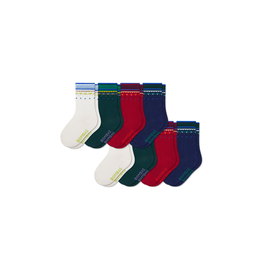 Junior Lightweight Calf Sock 8-Pack - Fresh School Step