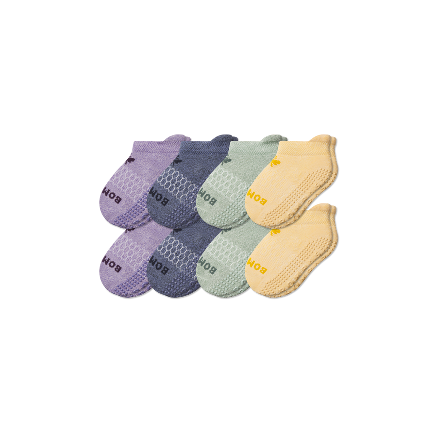 Toddler Gripper Ankle Sock 8-Pack - Daily Home Comfort