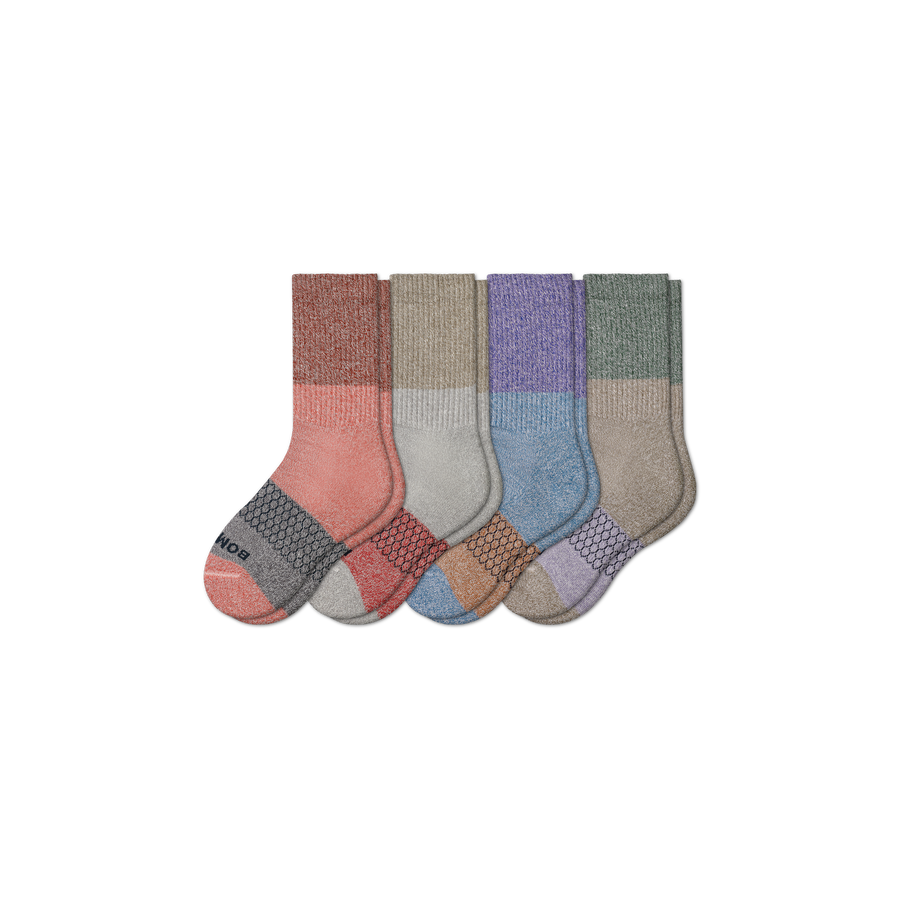 Youth Tri-Block Calf Sock 4-Pack - Light Hike Fit