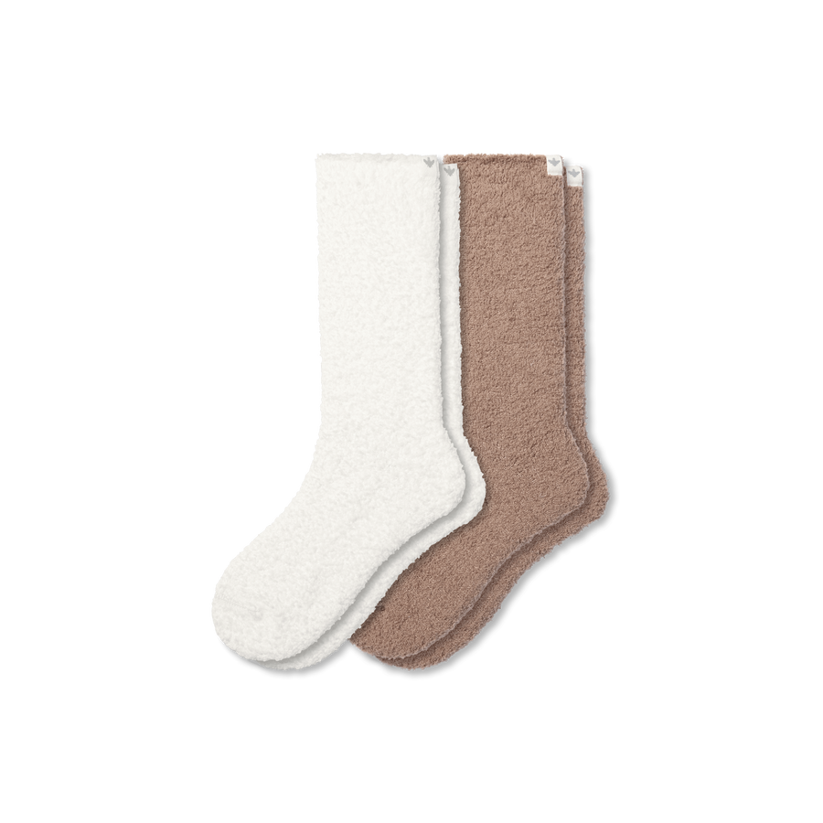 Women's Fuzzy Sock 2-Pack - Soft Step