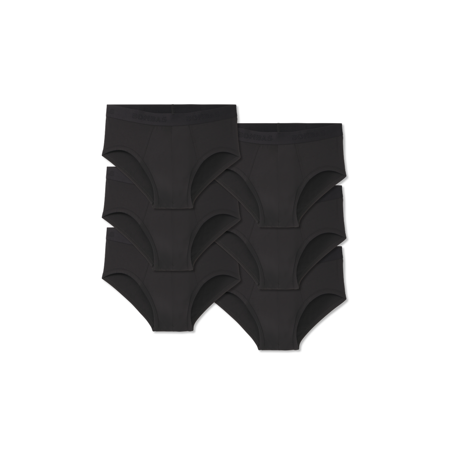 Men's Cotton Modal Blend Flyless Brief 6-Pack - Modern Layer Wear