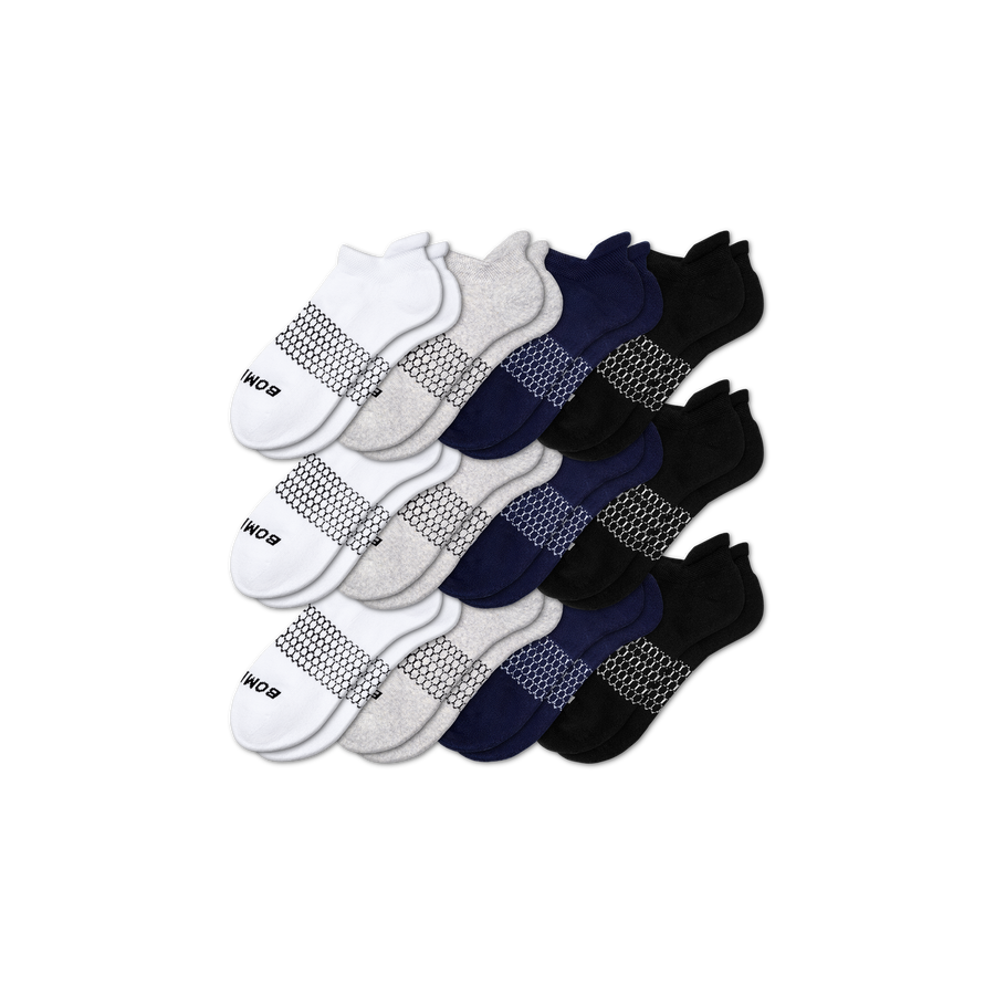 Men's Solids Ankle Sock 12-Pack - Studio No Show Pair