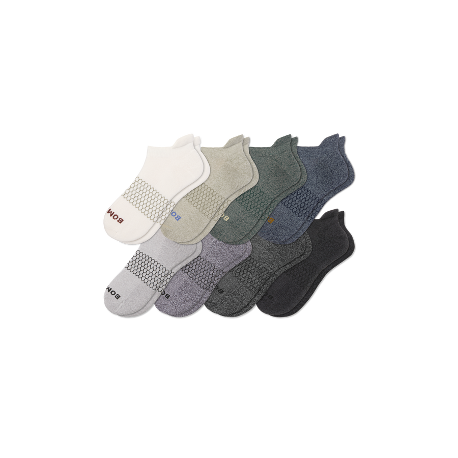 Men's Marl Ankle Sock 8-Pack - Everyday Shift Pair