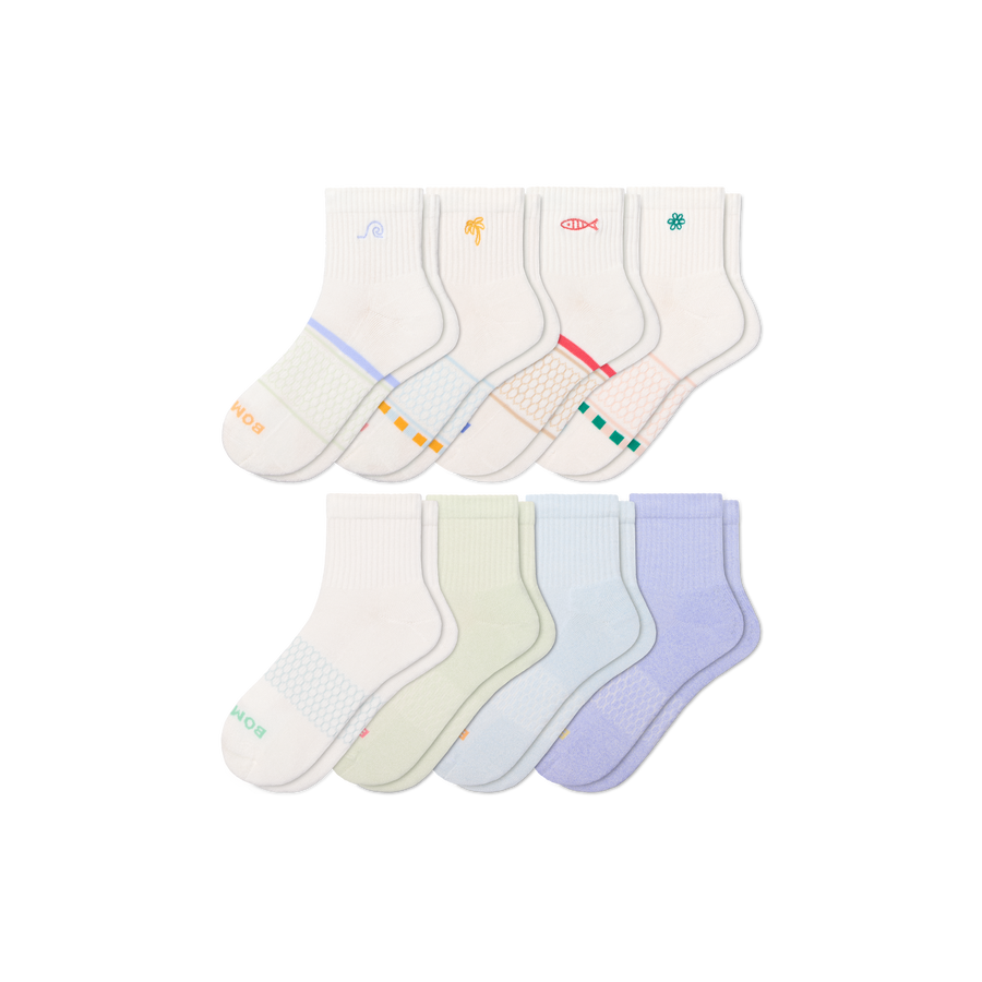 Women's Quarter Sock 8-Pack - Easy Hike Support