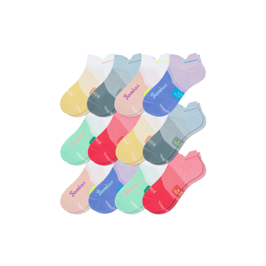 Women's Run Ankle Sock 12-Pack - Soft Weekend Move