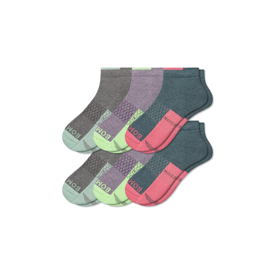Women's Performance Compression Ankle Sock 6-Pack - Active Training Fit