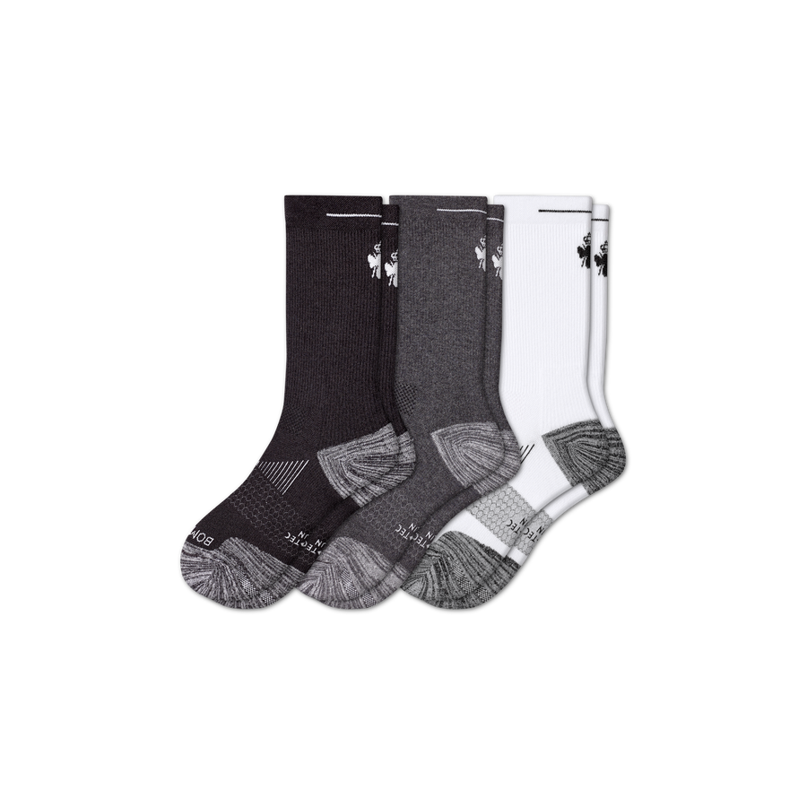 Men's Run Calf Sock 3-Pack - Smooth Ankle Fit
