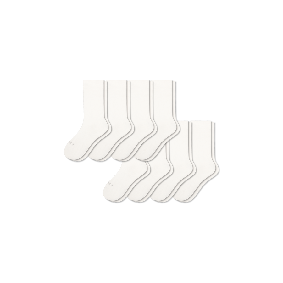 Youth Lightweight Calf Sock 8-Pack - Cushion Weekend Fit