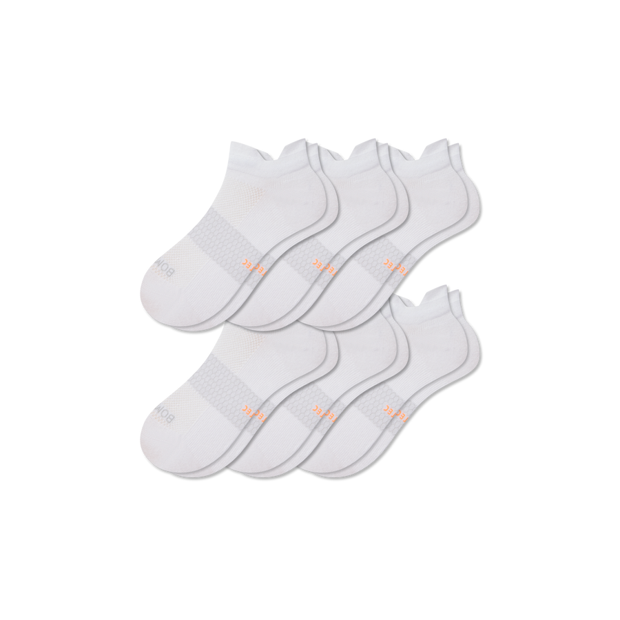 Women's UltraLite Sport Ankle Sock 6-Pack - Steady Low Cut Fit