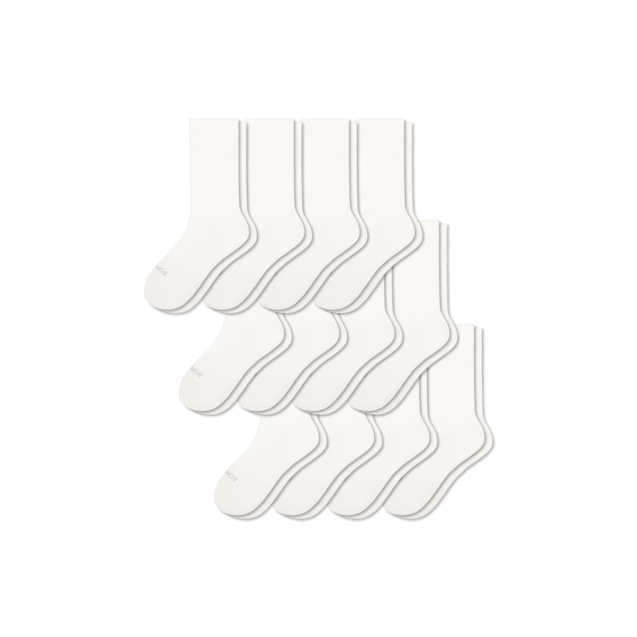 Youth Lightweight Calf Sock 12-Pack - Comfort Ankle Wear