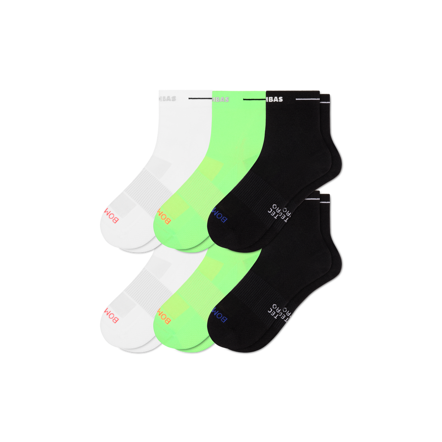 Men's RunPro Quarter Sock 6-Pack - Everyday Hike Rotation
