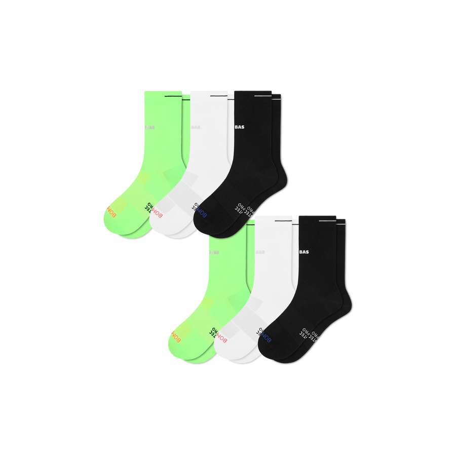 Men's RunPro Half Calf Sock 6-Pack - Steady Recovery Fit