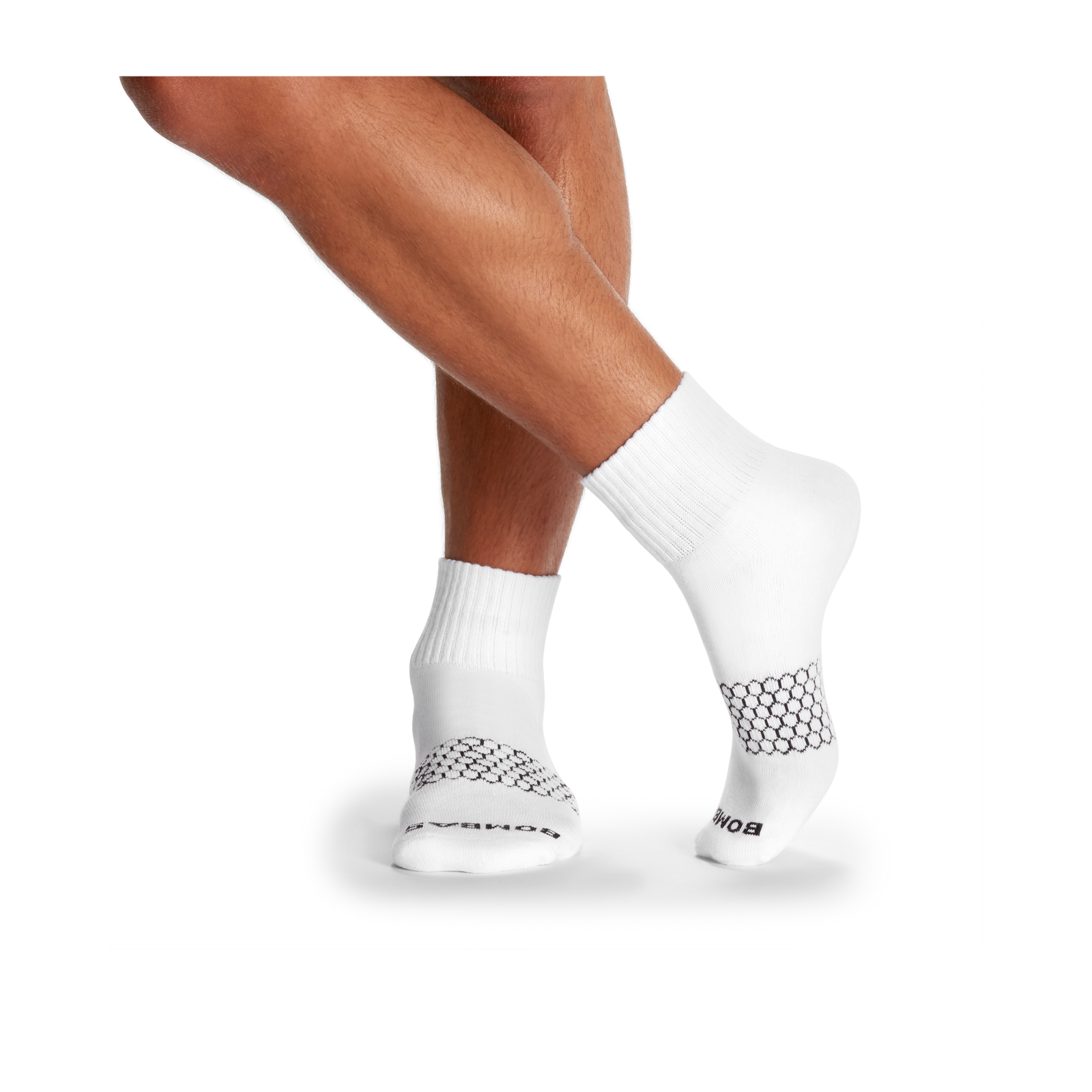 Men's Quarter Socks - white - 11